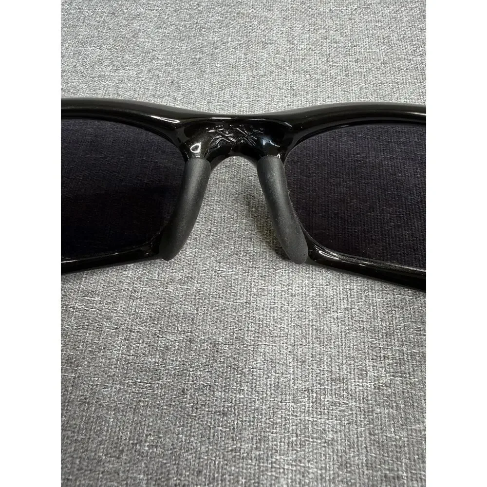 Oakley XX Twenty Sunglasses Jet Black Frame Black Lens with Case Vintage Rare